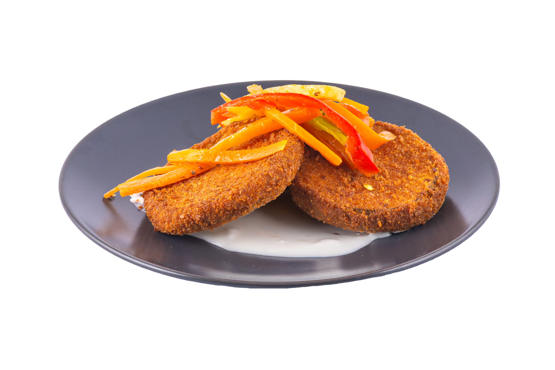 Fried eggplant