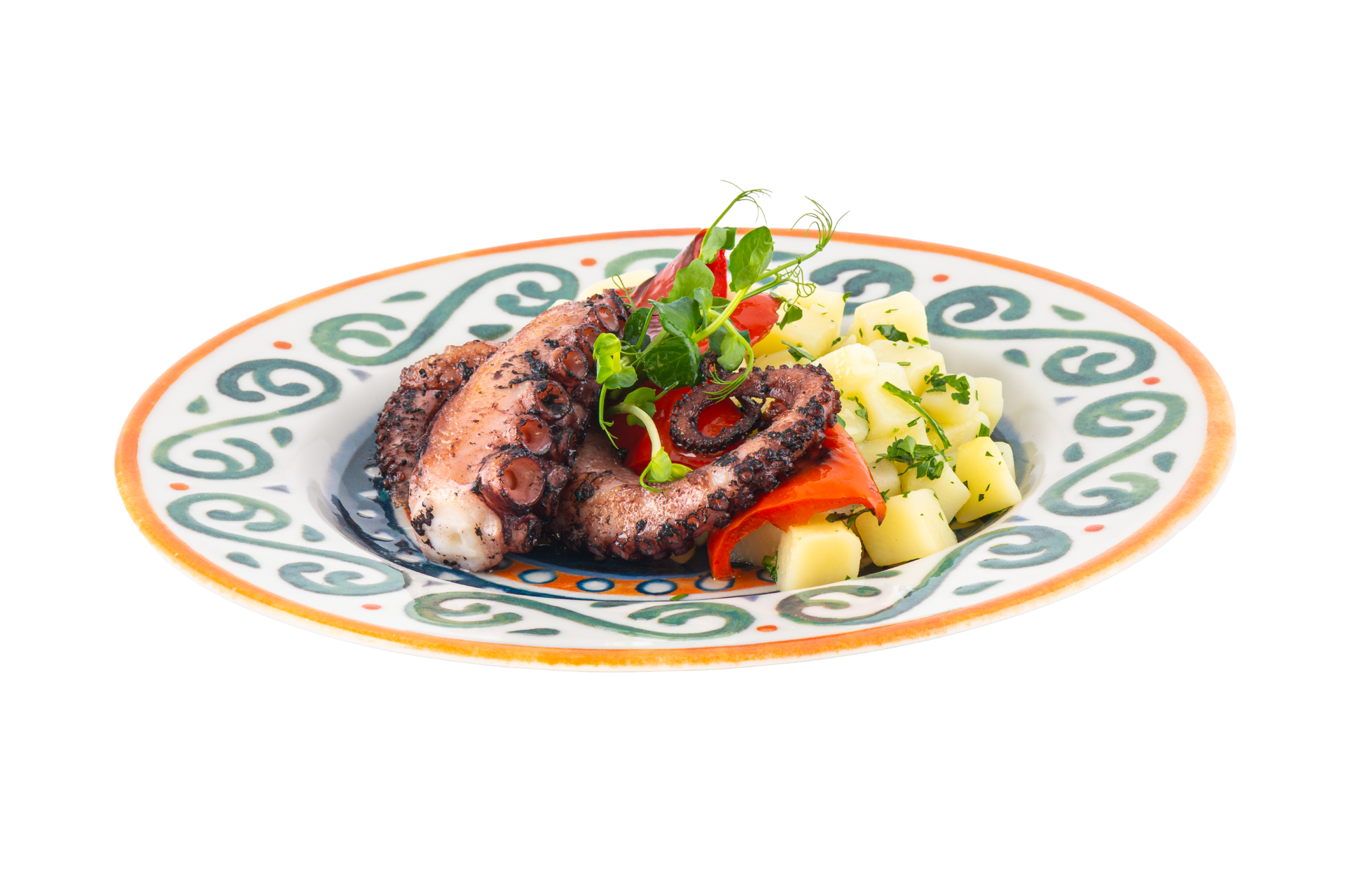 Grilled octopus