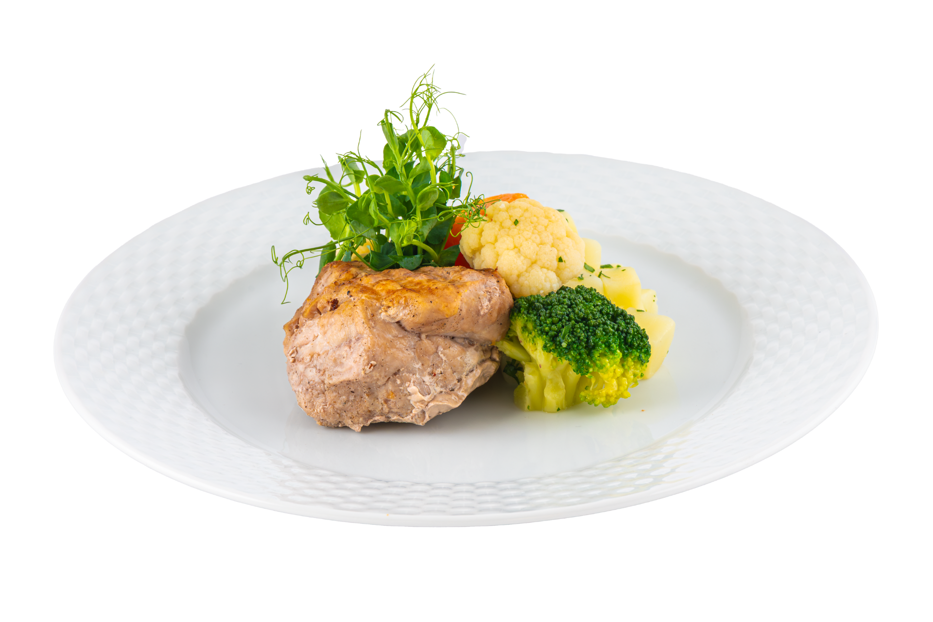 Grilled pork fillet
