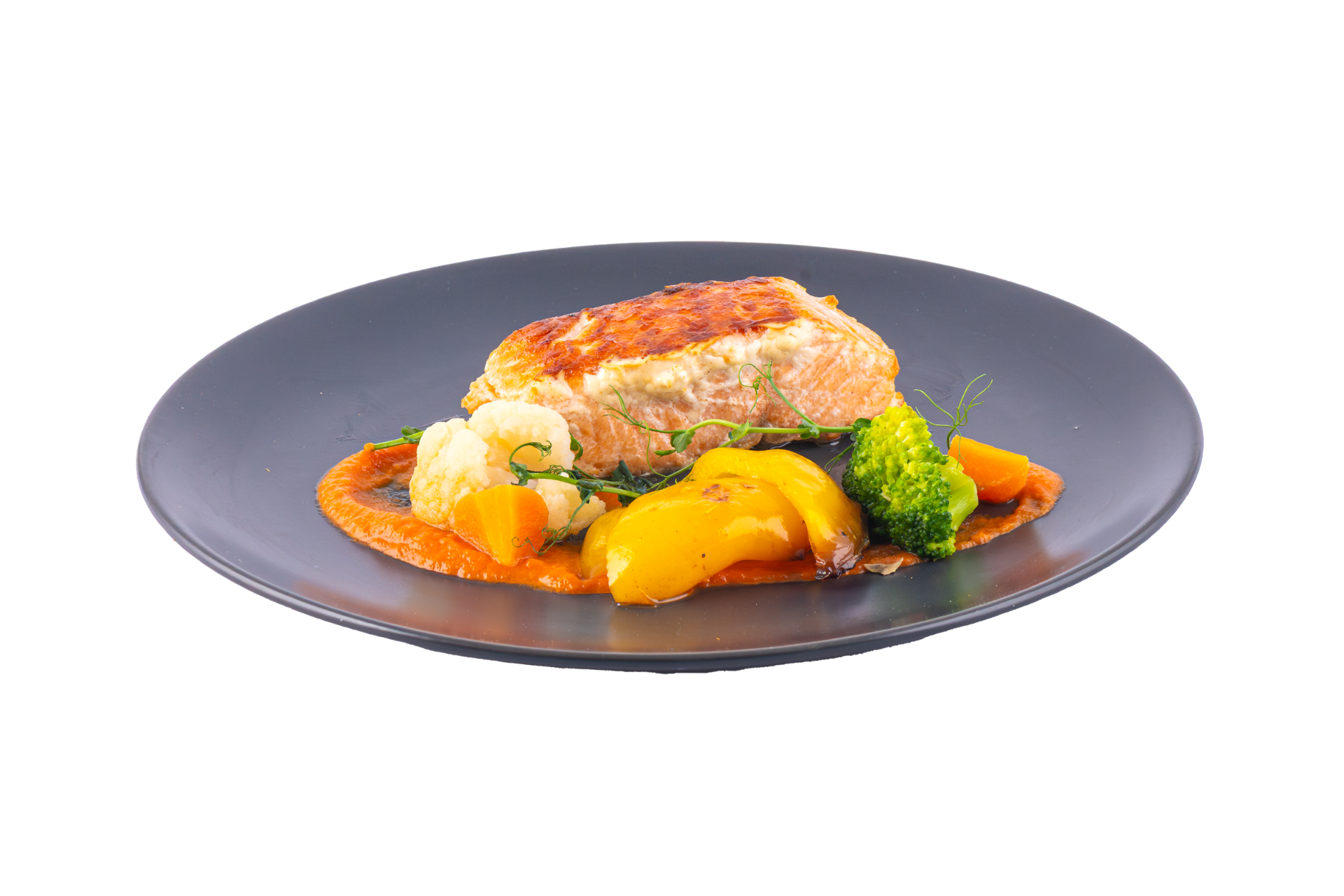 Grilled salmon