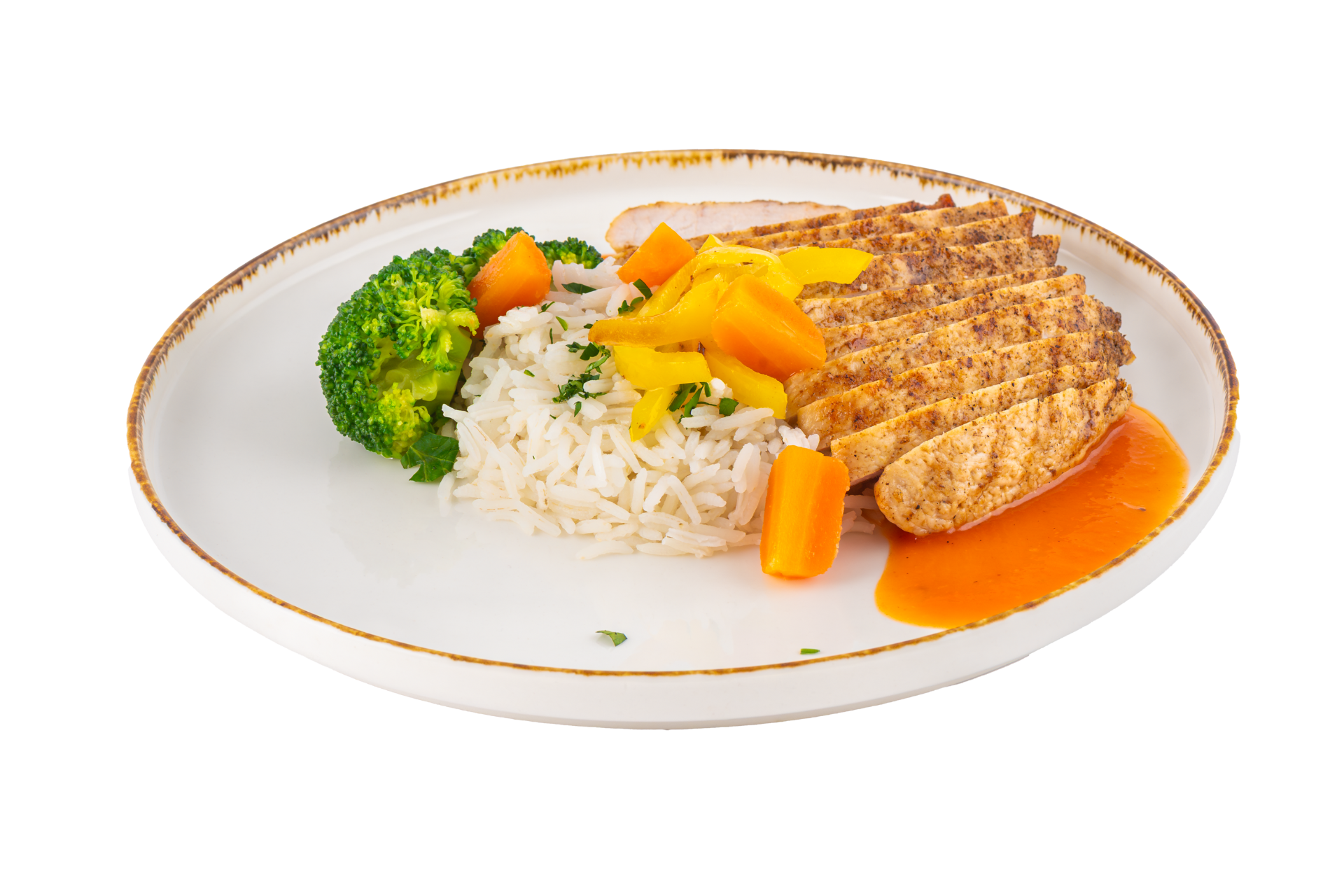 Grilled turkey fillet