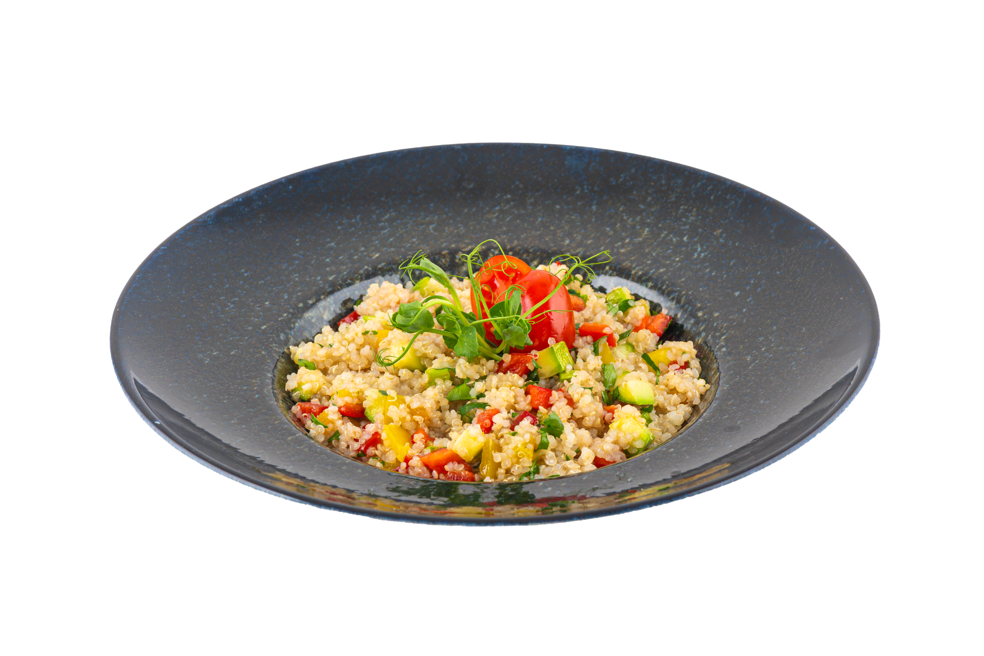 Quinoa salad with grilled vegetables