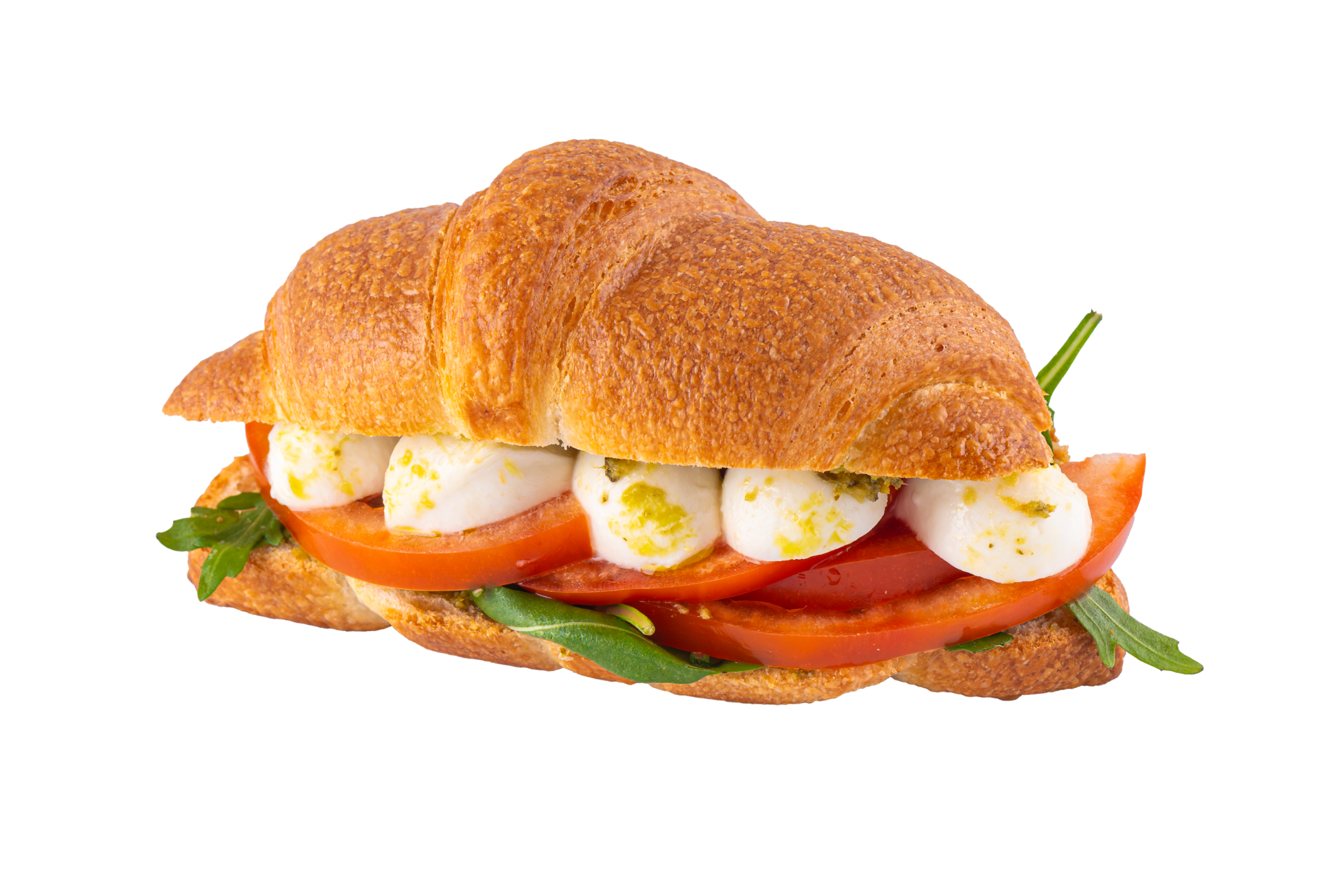 Mini Caprese croissants