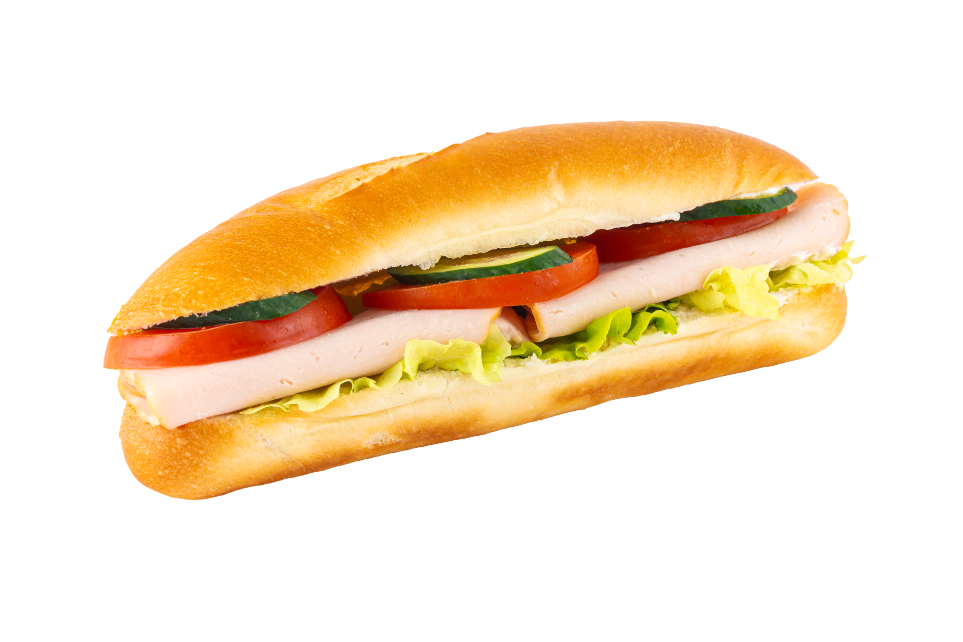 Sandwich with smoked turkey