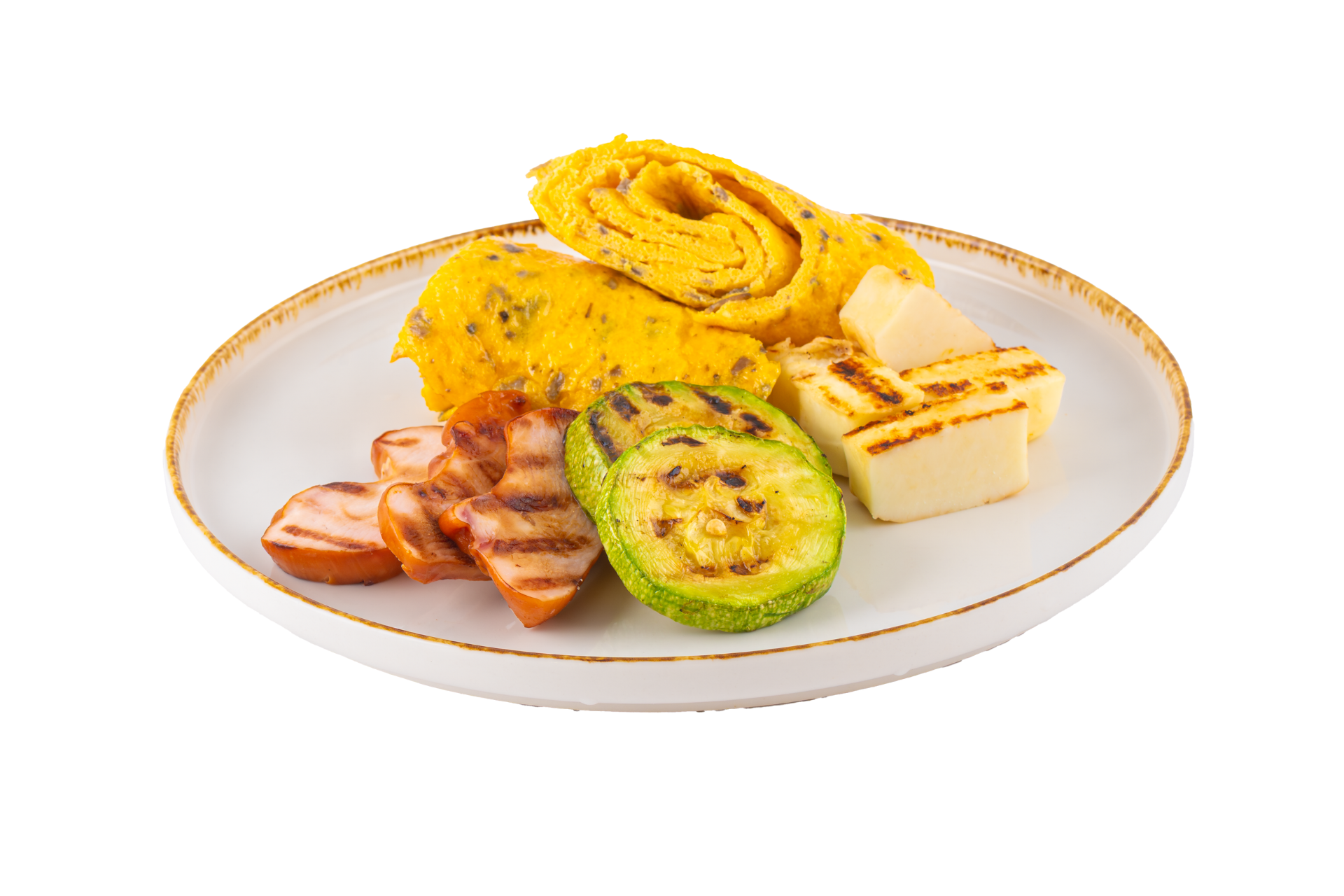 Various omelettes