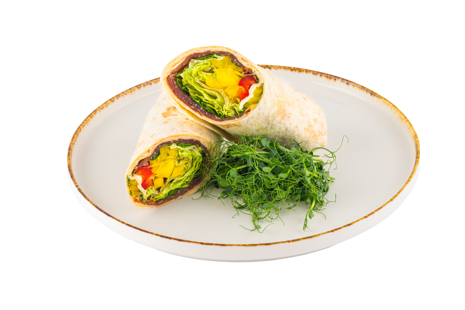 Wrap with beef prosciutto