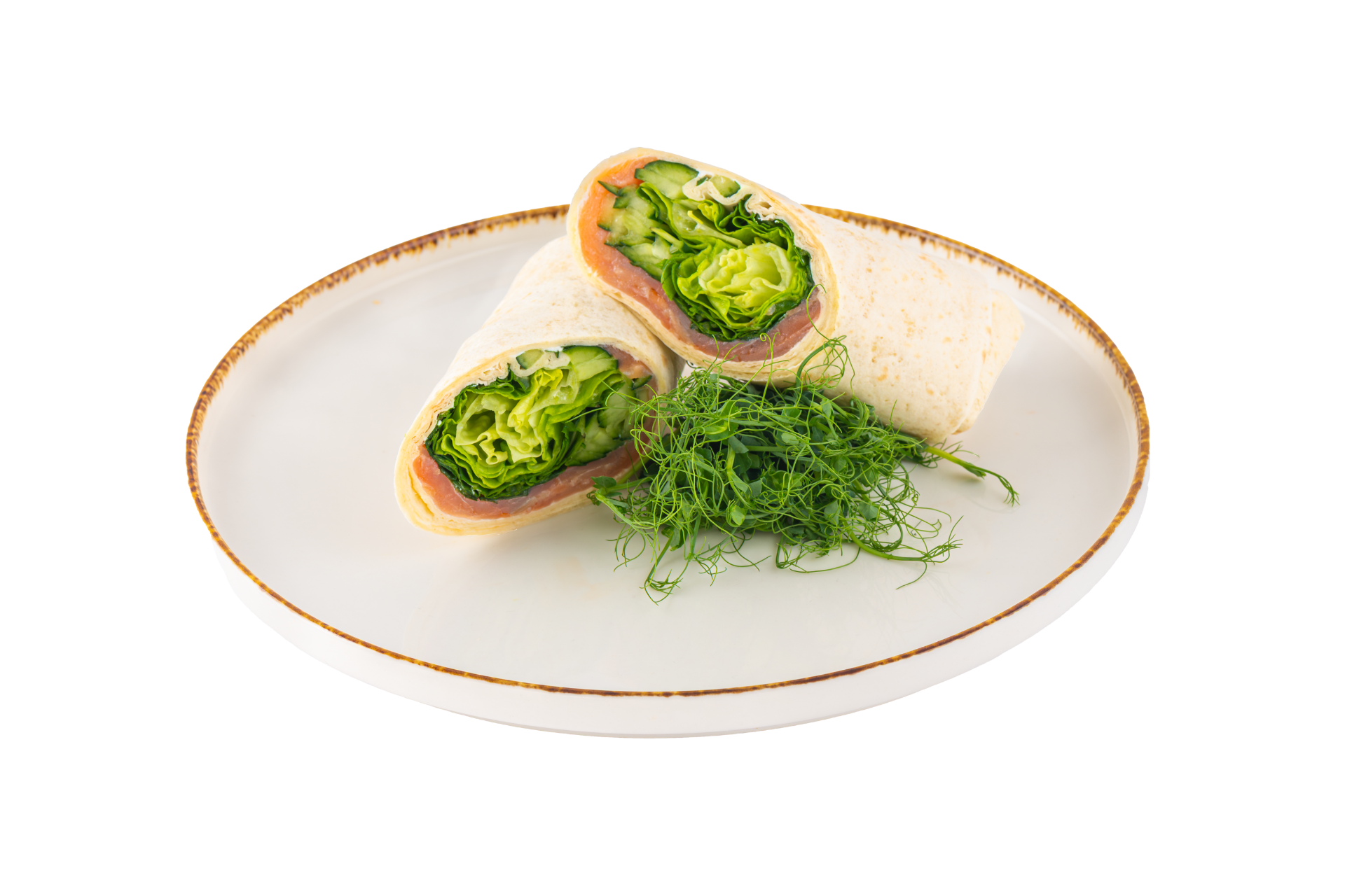 Wrap salmon