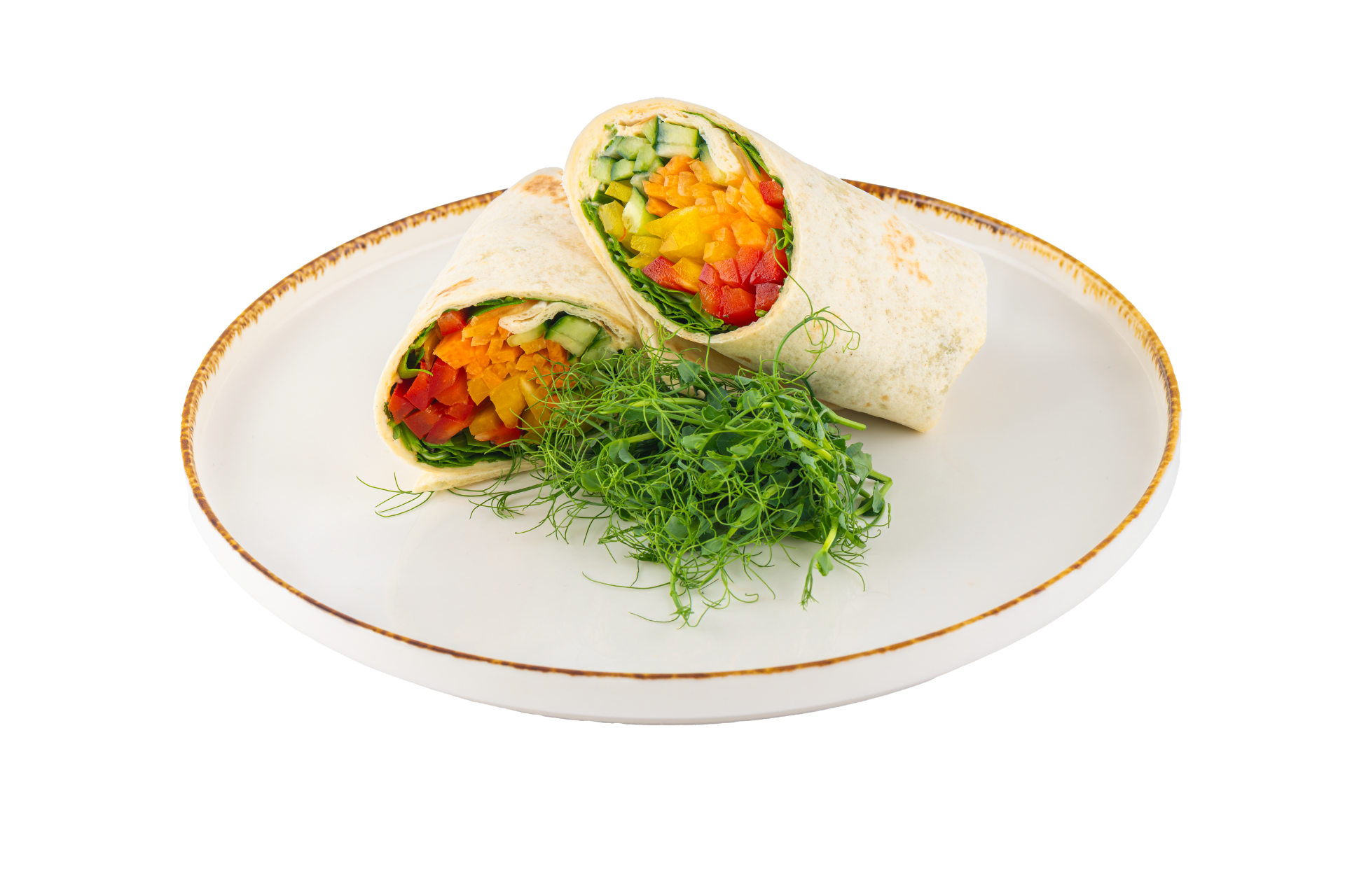 Wrap vegetables
