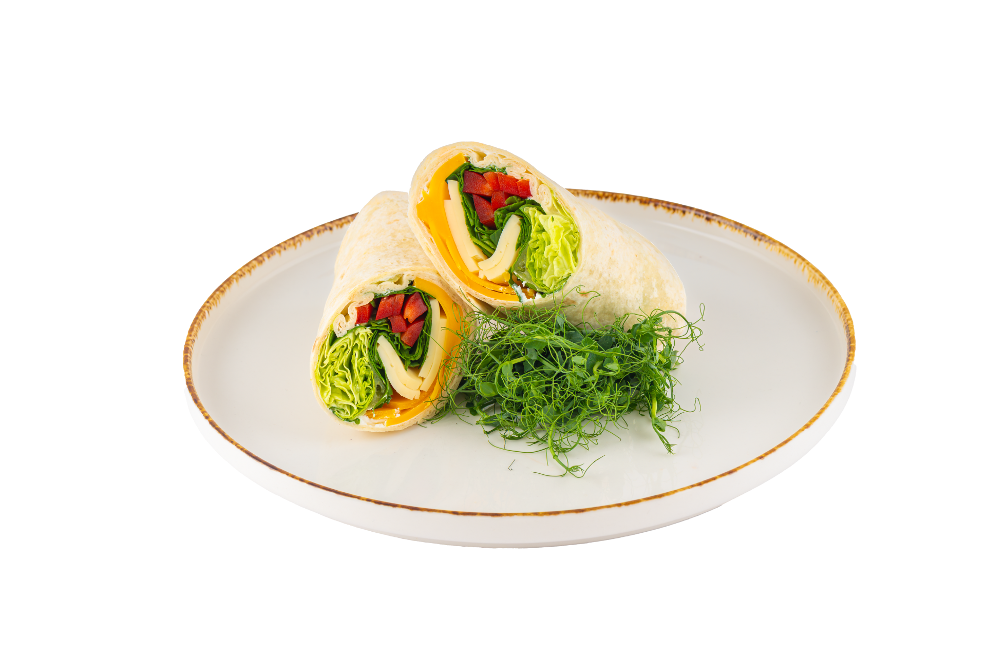 Wrap with cheese