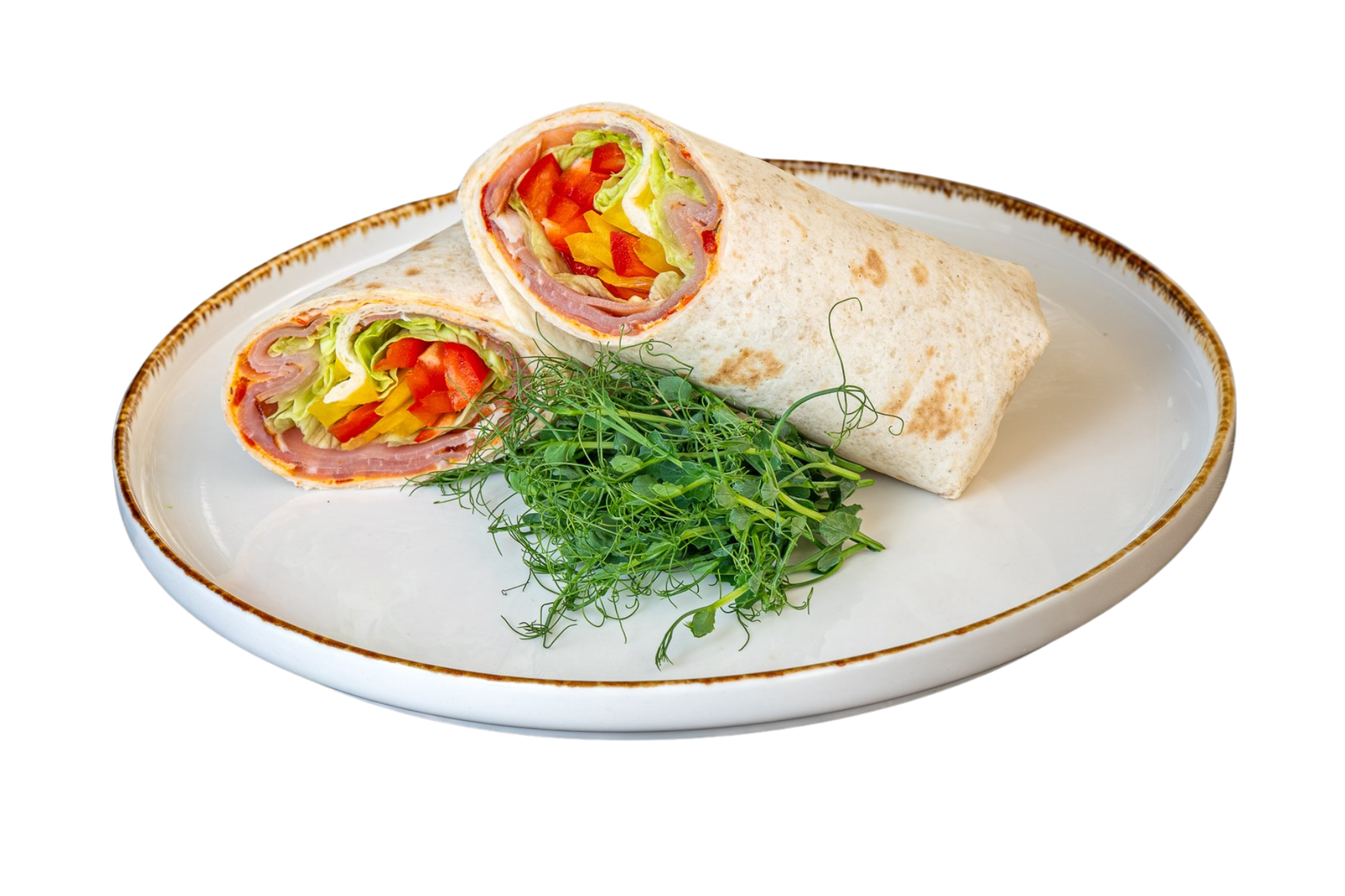 Wrap with Njegus prosciutto